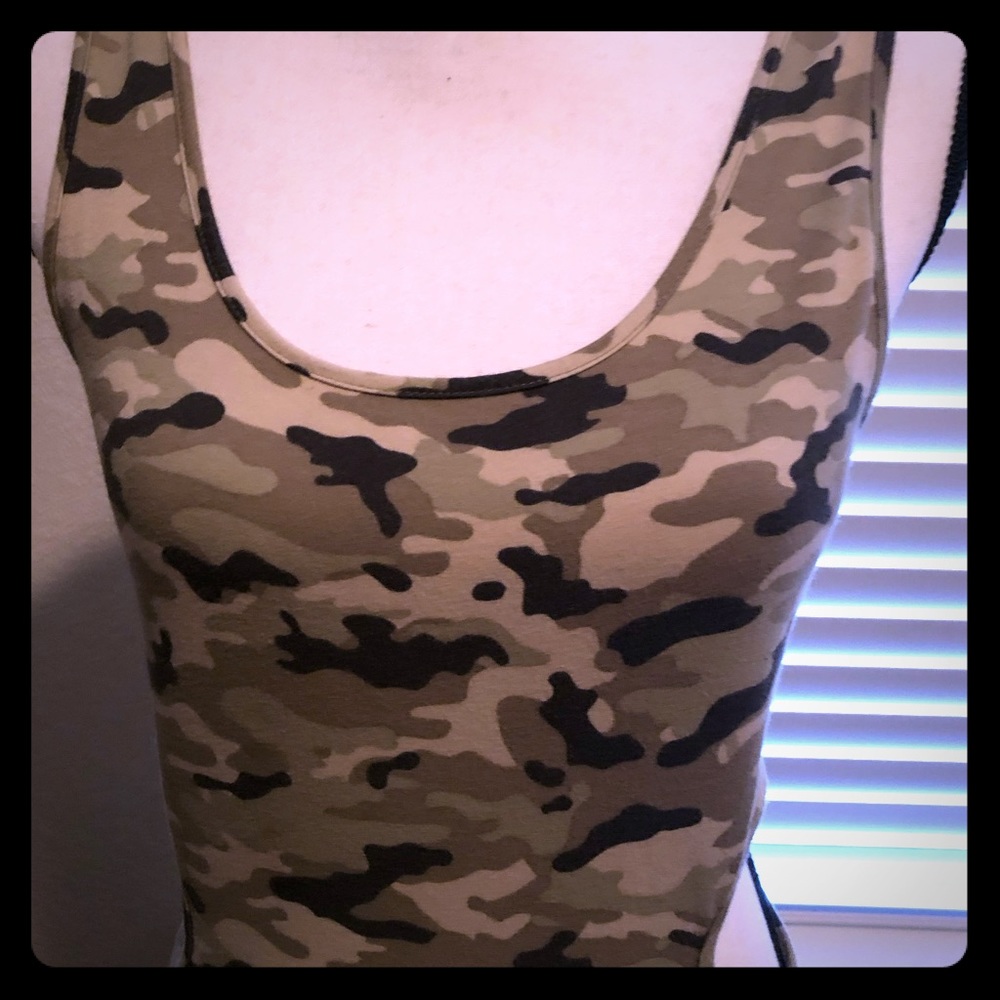 Mini camo dress